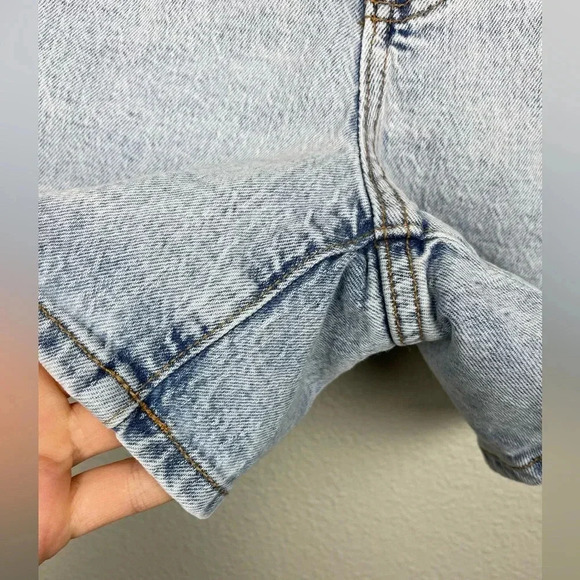 J-CREW Women’s 24 High Rise Light Wash Denim Shorts Jorts Rigid - Picture 2 of 12